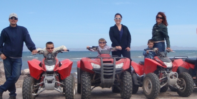  Family ride on 4 wheels 